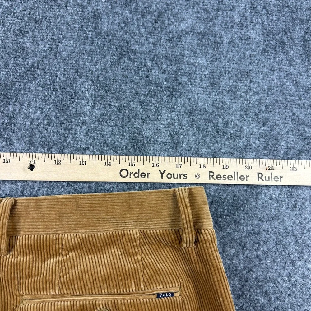 Polo Ralph Lauren Corduroy Pants‎ Mens 36x32 Tan Stretch Classic Fit Trousers